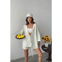 ÇİZGİLİ TUNİK -  ŞORT TAKIM - Yeşil