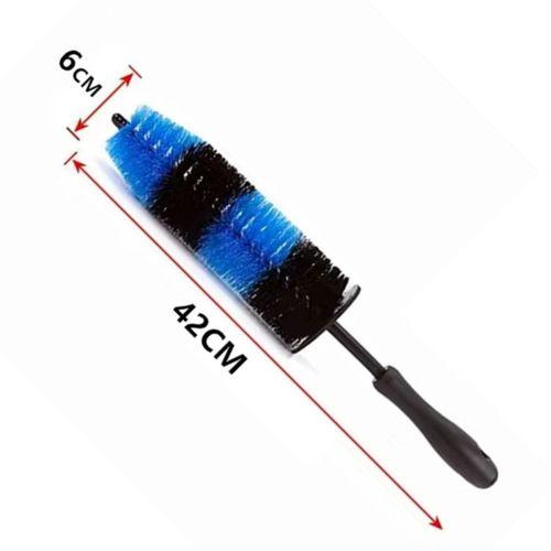 Ergonomik Saplı Jant ve Lastik Temizleme Fırçası