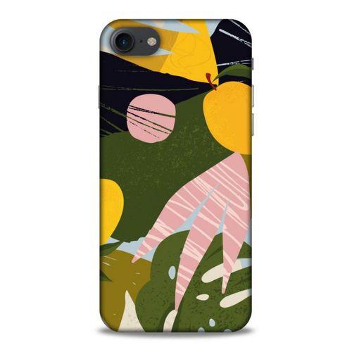 Lopard Apple Iphone 7 Uyumlu Kılıf Soyut Sanat (33) Baskılı Hybrid Kılıf