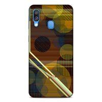 Lopard Samsung Galaxy A40 Uyumlu Kılıf Soyut Sanat (45) Baskılı Liquid Air Kılıf