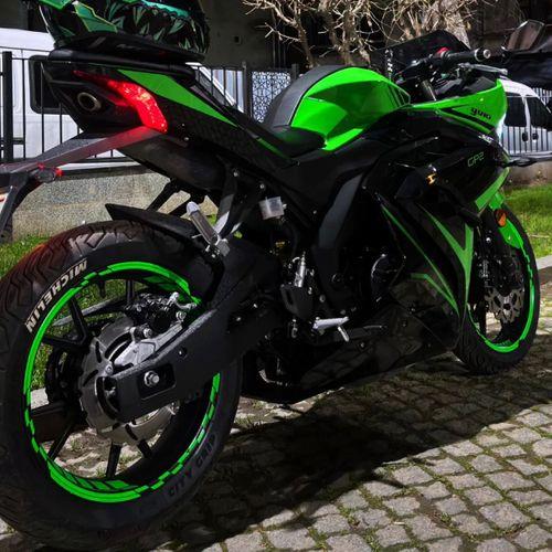 Çınar Extreme PRO Serisi Fosforlu Neon Yeşil Jant Şeridi Sticker Set | 16"-17"-18" İç-Dış Jant Şerit Takımı