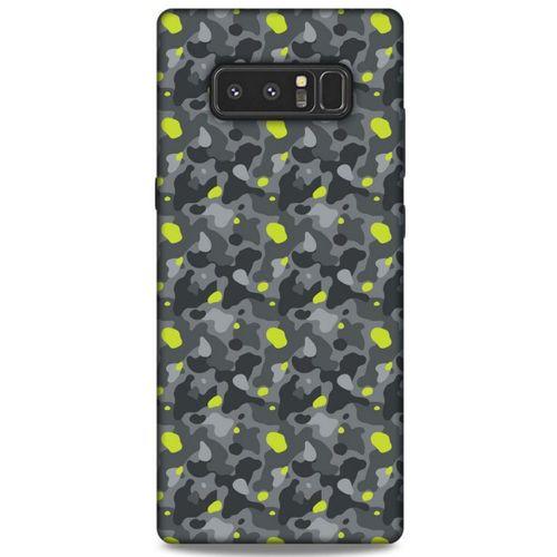 Kamuflaj 100 Samsung Galaxy Note 8 Kılıf Silikon Kapak