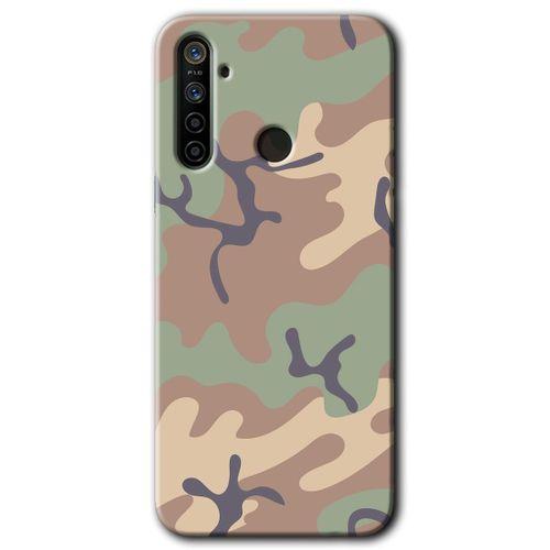 Realme 6i Kılıf HD Desen Baskılı Arka Kapak - Kamuflaj 29 + Kırılmaz Cam