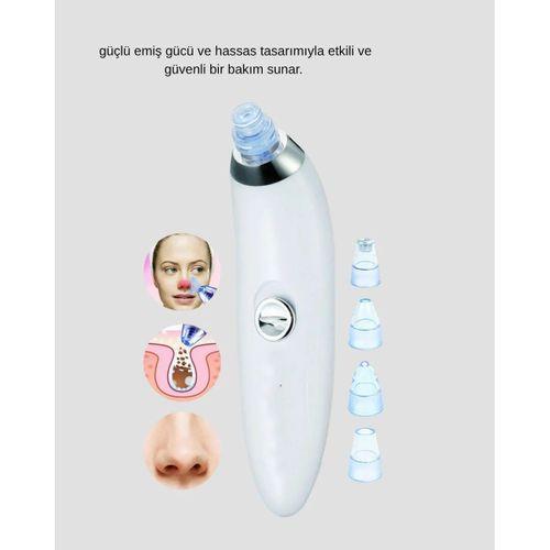 Vakumlu Siyah Nokta Temizleme Cihazı – 5 Kademe Güç Ve 4 Başlıklı Derin Cilt Bakımı