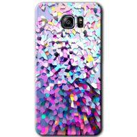 Galaxy Note 5 Kılıf HD Desen Baskılı Arka Kapak - Mosaic Fragments Colorfull