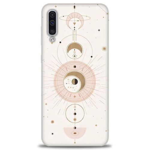 Samsung Galaxy A50 Kılıf HD Baskılı Kılıf - Evren + Tam Ekran Koruyucu
