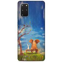 Samsung Galaxy S20 Plus Kılıf Depresyon (28) Arka Kapak Kırmızı Siyah