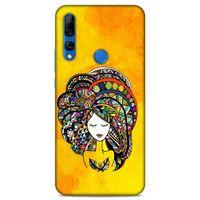 Lopard Huawei Y9 Prime 2019 Uyumlu Kılıf Sürreal Yüzler ♀ (34) Slim Armor Kılıf Desenli