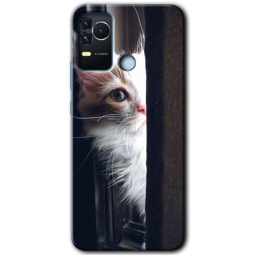 Omix X400 Kılıf HD Desen Baskılı Arka Kapak - Kedi Bakışı