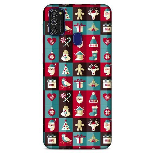 Yılbaşı Süsleri 17 Samsung Galaxy M21 Kılıf Silikon Kapak