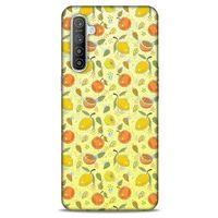 Frutix Turunç 05 Oppo Realme XT Kılıf Desenli Silikon