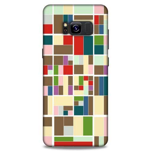 Lopard Samsung Galaxy S8 Uyumlu Kılıf Soyut Sanat (47) Baskılı Crystal Flex Kılıf