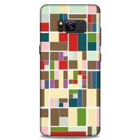 Lopard Samsung Galaxy S8 Uyumlu Kılıf Soyut Sanat (47) Baskılı Crystal Flex Kılıf