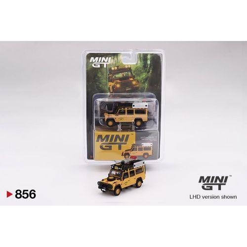 Mini GT Land Rover Defender 110 1989 Camel Trophy Amazon Team Turkey Turkey Exclusive 856