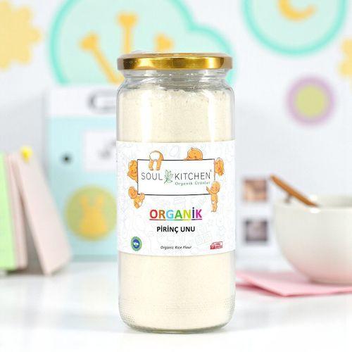 Organik Pirinç Unu cam 300gr