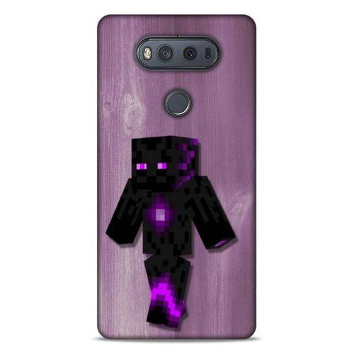 Lopard LG K61 Uyumlu Kılıf PiXel (50) Shockproof Kılıf Mor