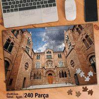 Asil Hobi İspanya - Bercelona - İnşşat -mimari -bina Yapboz-ayak Destekli Çerçeveli 240 Parça Puzzle