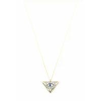Üçgen Göz Kolye - Altın