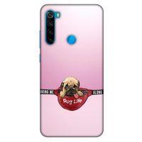 Xiaomi Redmi Note 8 Kılıf Köpek Kıyafetleri (5) Koruma Kabı Yavru Pug Çanta