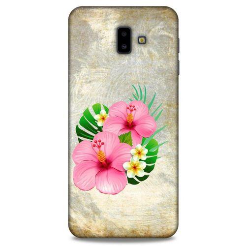Lopard Samsung Galaxy J6 Plus Uyumlu Kılıf Bahar (17) Tasarım Kılıf Pembe Yeşil