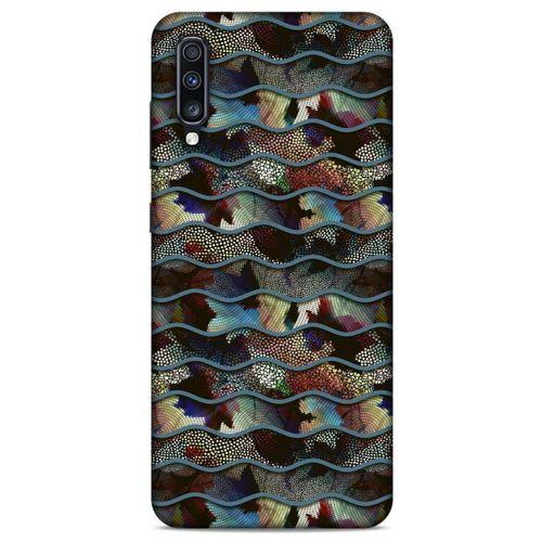 Samsung Galaxy A70s Kılıf Baskılı Özel Seri Taşlı (34) Slim Armor Kılıf
