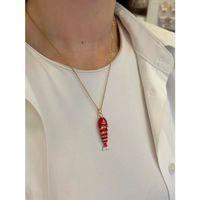 Balık Kolye - Kırmızı