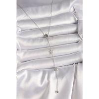 316L Çelik Gümüş Renk Yıldızlı Model Topçuk Detay Kadın Y Kolye