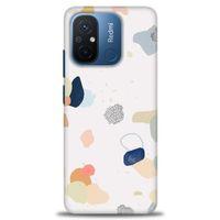 Xiaomi Redmi 12C Kılıf HD Baskılı Kılıf - Benekler ve Renkler + Tam Ekran Koruyucu