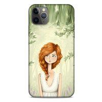 Apple Iphone 11 Pro Max Kılıf Depresyon (25) Antişok Kapak Siyah Gri