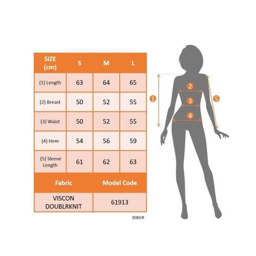 Kadın Uzun Kollu V Hakim Yaka Fermuar Detaylı Viskon Bluz