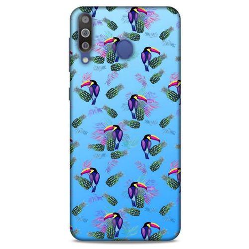 Frutix Ananas 02 Samsung Galaxy M30 Kılıf Desenli Silikon