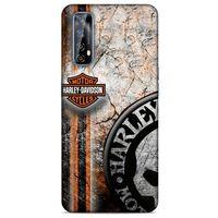 Realme 7 Uyumlu Kılıf Motorsiklet (11) Tam Koruma Harley Davidson