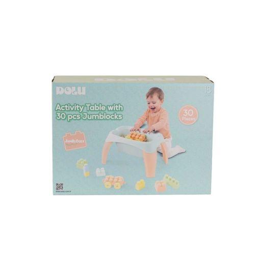 5211 OYUNCAK AKTİVİTE OYUN MASASI 30 PARÇA MEGA BLOK