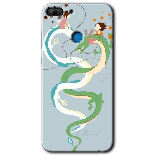 Honor 9 Lite Kılıf HD Desen Baskılı Arka Kapak - Snake Friendship