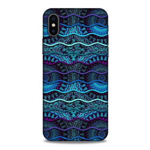 Apple Iphone X Kılıf Baskılı Özel Seri Taşlı (37) Silicone Cover