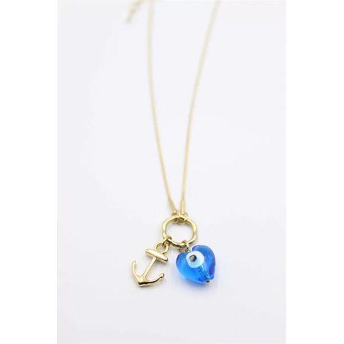 Nazar Çapa Kolye - Altın