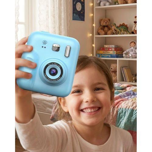 Eğlenceli Çocuk Kamerası Anında Baskı Ve Renkli Kalem Setli