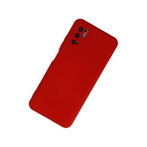 Newface Xiaomi Poco M3 Pro Kılıf Nano içi Kadife  Silikon - Kırmızı