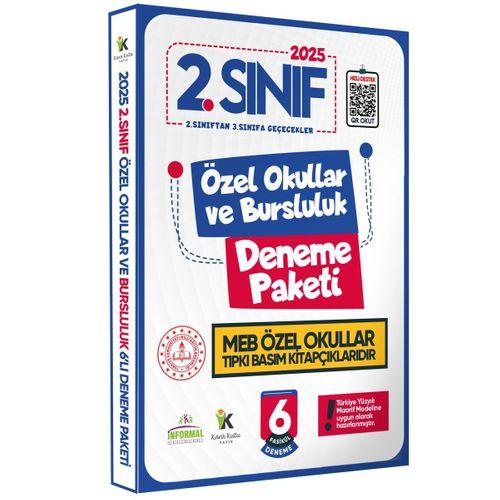 2025 2 Sınıf Özel Okullar ve Bursluluk Hazırlık MEB Tıpkı Basım Deneme 6lı Fasikül SETİ