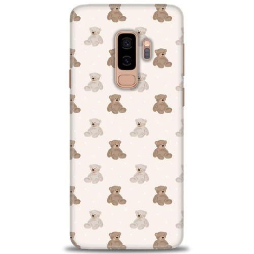 Samsung Galaxy S9 Plus Kılıf HD Baskılı Kılıf - Ayıcıklar + Tam Ekran Koruyucu