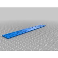 Özel Parametrik Braille İsim Plakası Veri Tablosu (Bu ürün Sadece Plastik parçadır - Almadan Önce Soru Sorabilirsiniz)