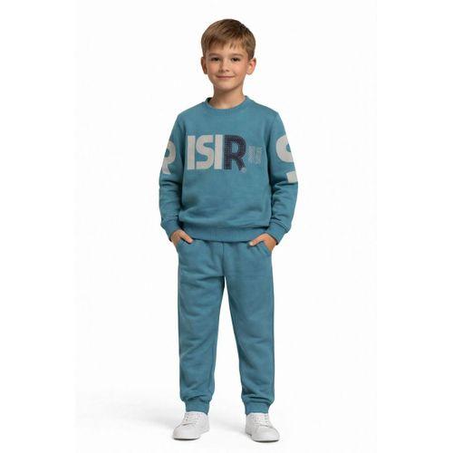 Erkek Çocuk Önü Baskılı Sweatshirt Ve Eşofman Alt Takım BGL-ST05250