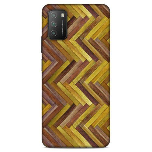 Lopard Xiaomi Poco M3 Uyumlu Kılıf Wood'X (31) TPU Kılıf Baskılı