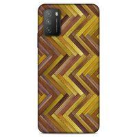Lopard Xiaomi Poco M3 Uyumlu Kılıf Wood'X (31) TPU Kılıf Baskılı