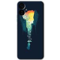 Tecno Spark 9 Pro Kılıf HD Desen Baskılı Arka Kapak - City Bird Sky