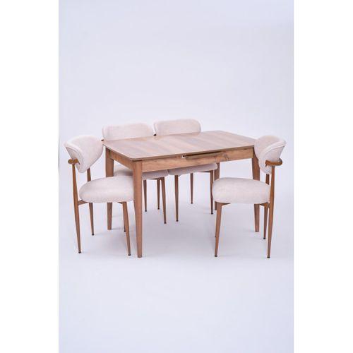 Venüs Polo Otomatik Açılır Masa Sandalye Takımı 80x120