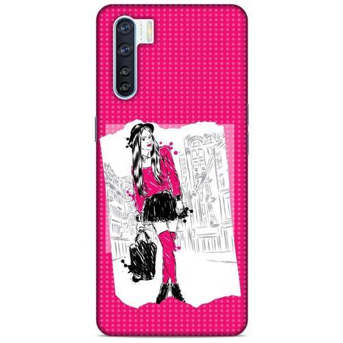 Sokak Modası 66 Oppo A91 Kılıf Desenli Silikon