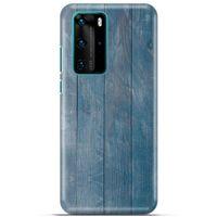 Lopard Huawei P40 Pro Uyumlu Kılıf Wood'X (3) Kapak Baskılı