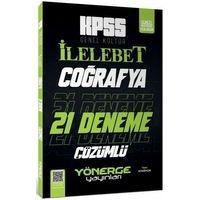 KPSS Coğrafya İlelebet 21 Deneme Dijital Çözümlü Yönerge Yayınları