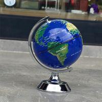 Metal Ayaklı Mavi Dünya Küresi